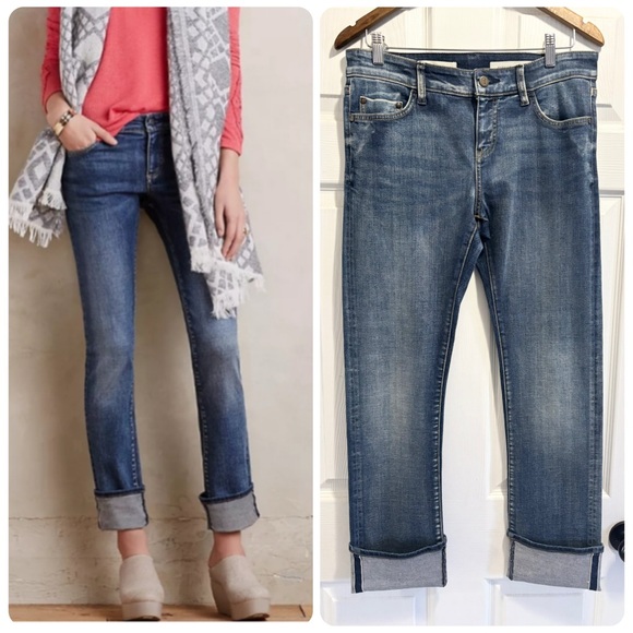 Pilcro and the Letterpress Denim - Anthropologie Pilcro & the Letterpress
Parallel Jeans Blue Denim Straight Sz 29